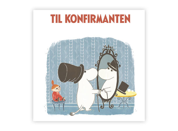 Mummi dobbeltkort - Til konfirmanten 12 cm Mummi 