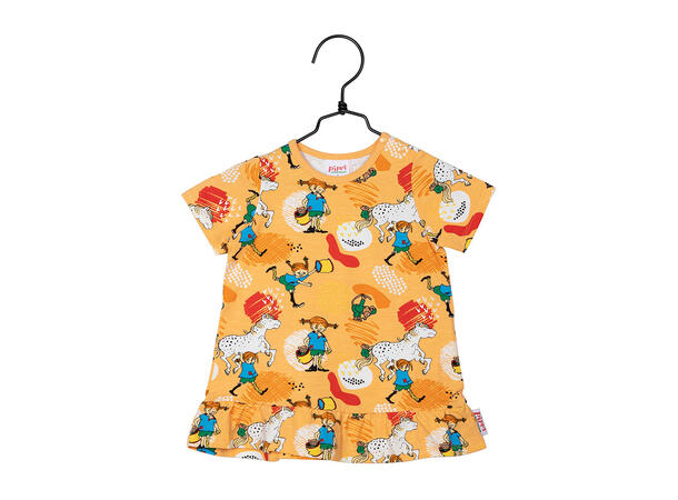 Pippi Bodysuit Kjole - Glede Fersken Babyklær fra Pippi