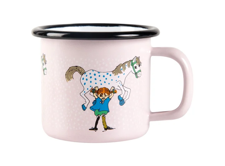 Pippi Emaljekopp - Pippi og hesten 1,5 dl  Pippi Langstrømpe 
