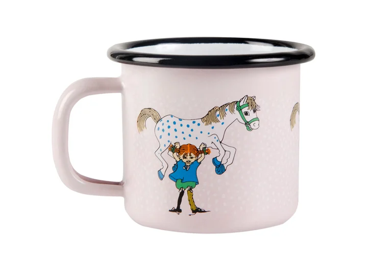 Pippi Emaljekopp - Pippi og hesten 1,5 dl  Pippi Langstrømpe 