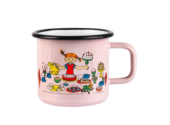 Pippi Emaljekopp - Pippis bursdag 3,7 dl  Pippi Langstrømpe 