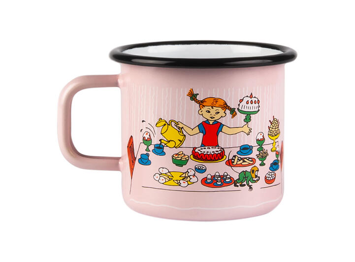Pippi Emaljekopp - Pippis bursdag 3,7 dl  Pippi Langstrømpe 
