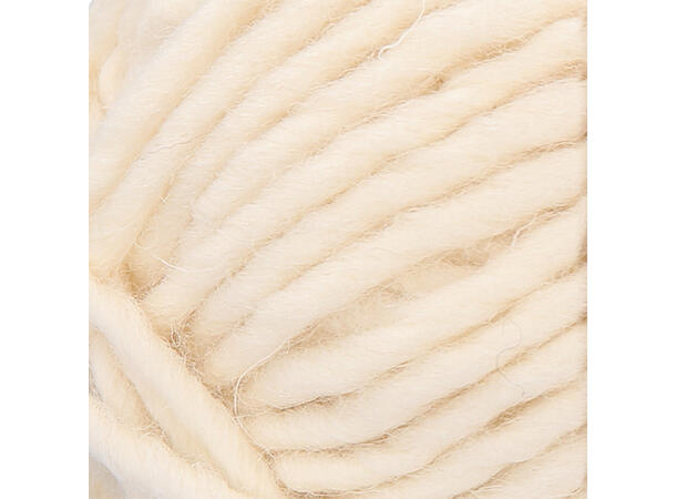 Garn - Hygge Wool 100g 010 Naturhvit 010 Naturhvit