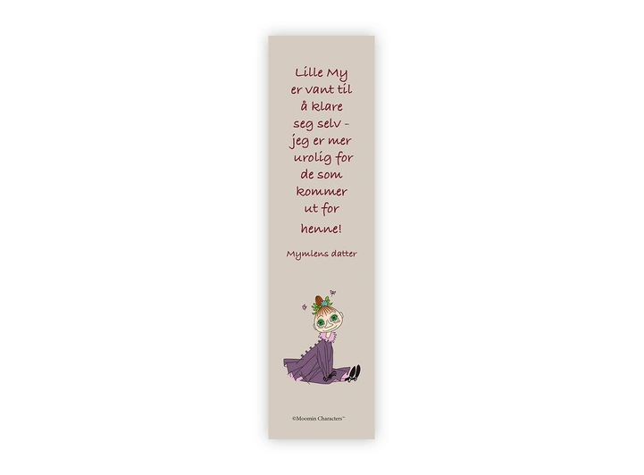 Mummi Bokmerke - Mymlens datter 20 x 5 cm 