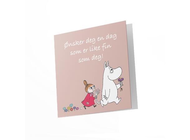 Mummi dobbeltkort - Gratulerer med dagen 12 cm Mummi