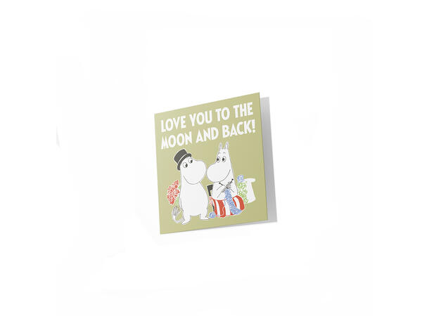 Mummi dobbeltkort - Love you to the 7,5 cm Mummi