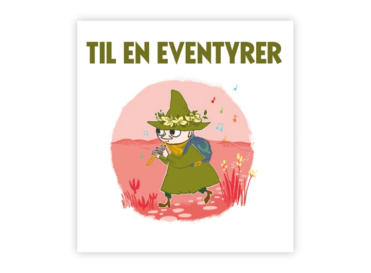 Mummi dobbeltkort - Til en eventyrer 7,5 cm Mummi 