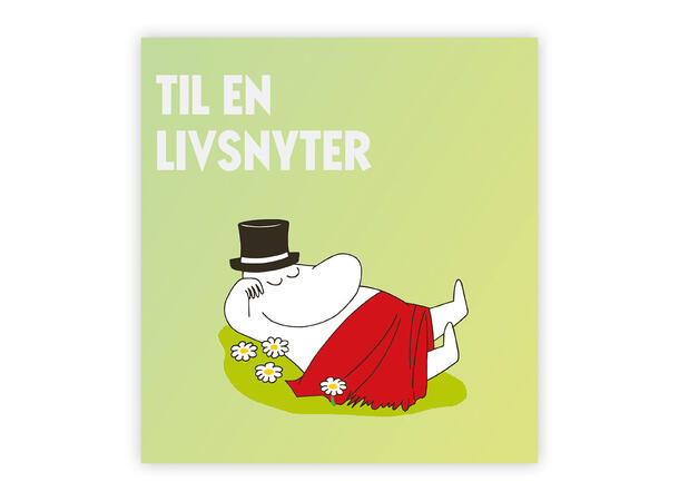 Mummi dobbeltkort - Til en livsnyter 7,5 cm Mummi 