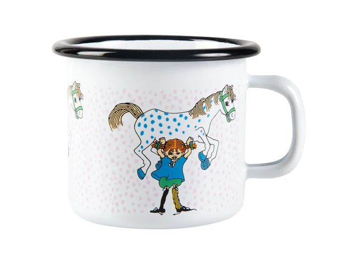 Pippi Emaljekopp - Pippi og hesten 2,5 dl - Pippi Langstrømpe 