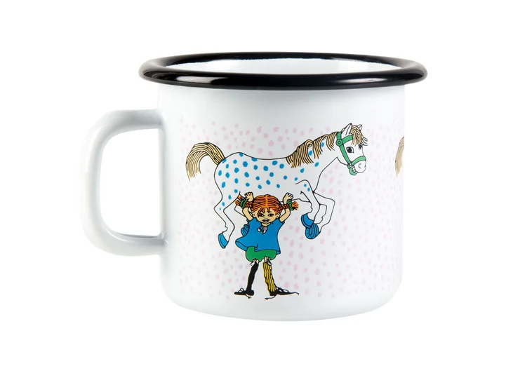 Pippi Emaljekopp - Pippi og hesten 2,5 dl - Pippi Langstrømpe 