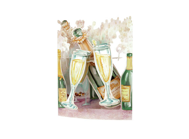 Swing Cards Champagnefest A5 Swing Cards