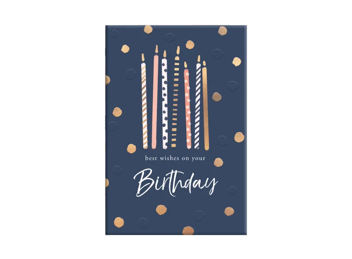 Dobbelt gratulasjonskort Birthday A6 Dobbelt kort 
