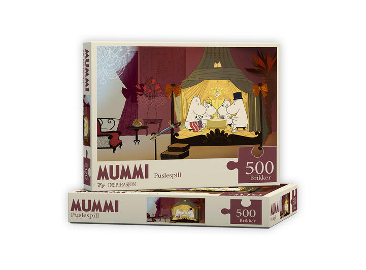 Mummi Puslespill 500 I sengen 500 brikker 