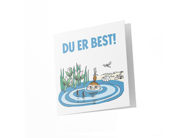 Mummi dobbeltkort - Du er best 12 cm Mummi