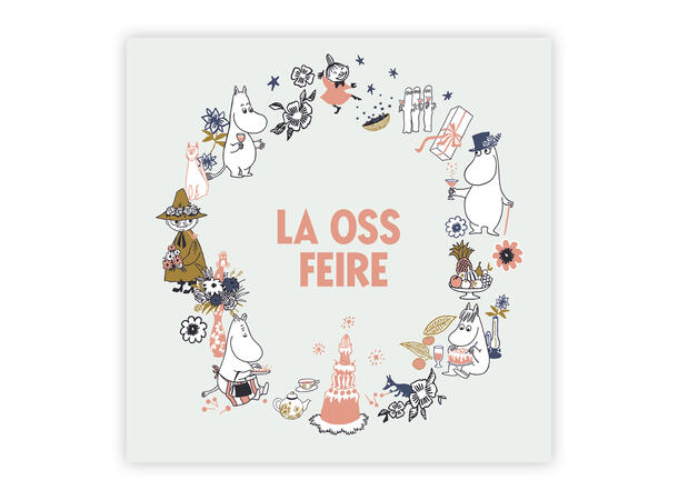 Mummi dobbeltkort - La oss feire 12 cm Mummi 