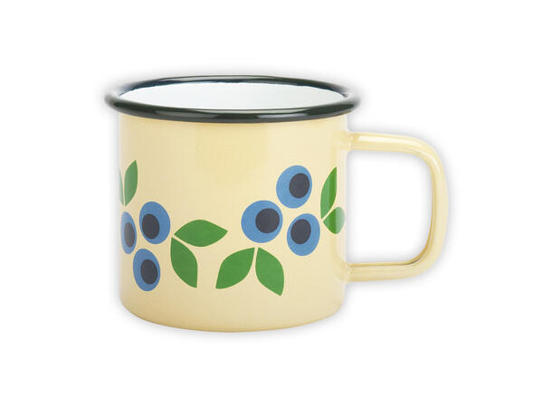 Blafre emaljekopp - Blåbær 2,5 dl 