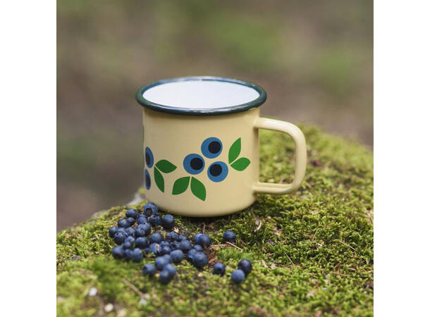 Blafre emaljekopp - Blåbær 2,5 dl 
