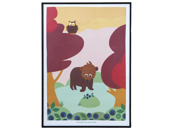 Blafre plakat - Skog 30 x 40 cm 