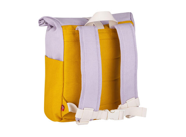 Blafre rullesekk - 9,5L gul/lys lilla 3-7 år