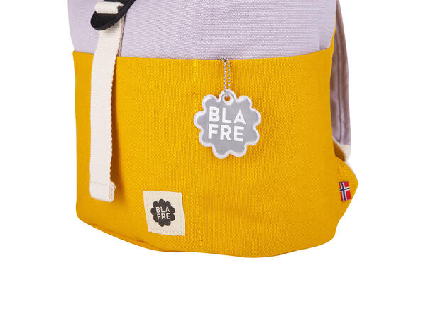 Blafre rullesekk - 9,5L gul/lys lilla 3-7 år