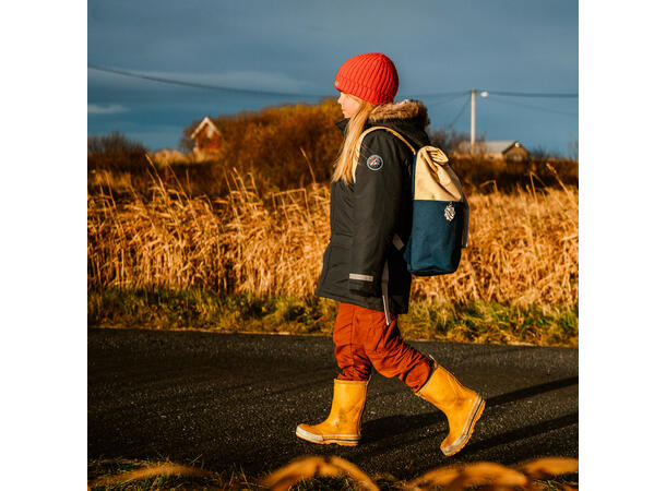 Blafre rullesekk - 7L mørk blå/beige 1-4 år 