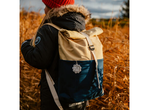 Blafre rullesekk - 7L mørk blå/beige 1-4 år 