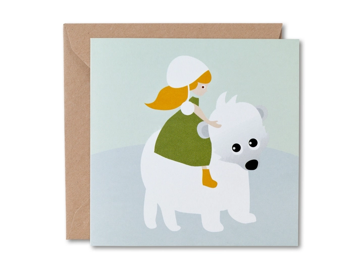 Blafre kort stort - Polar Lotta Love Dobbelt kort 