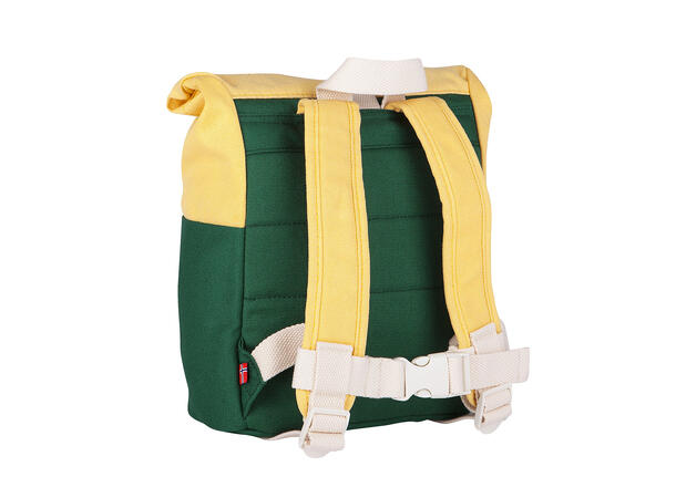 Blafre rullesekk - 7L mørk grønn/lys gul 1-4 år