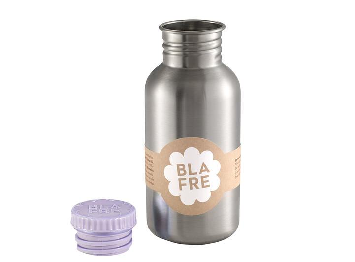 Blafre stålflaske - Lys lilla 500 ml 