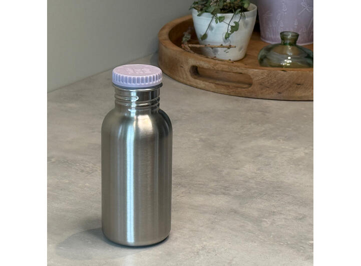 Blafre stålflaske - Lys lilla 500 ml 