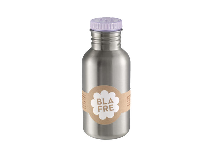 Blafre stålflaske - Lys lilla 500 ml 