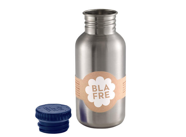 Blafre stålflaske - Mørk blå 500 ml