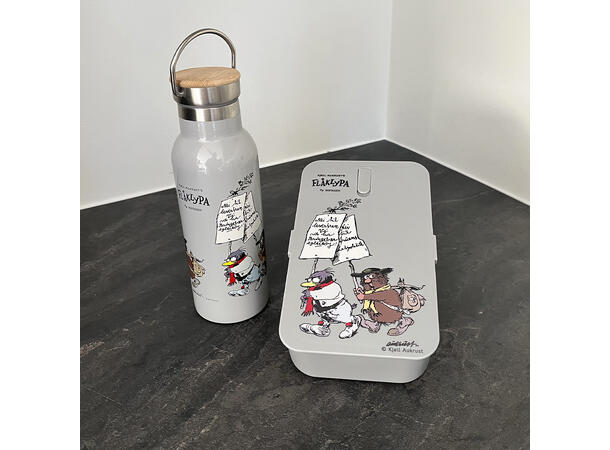 Flåklypa drikkeflaske Retro - 500 ml Flåklypa