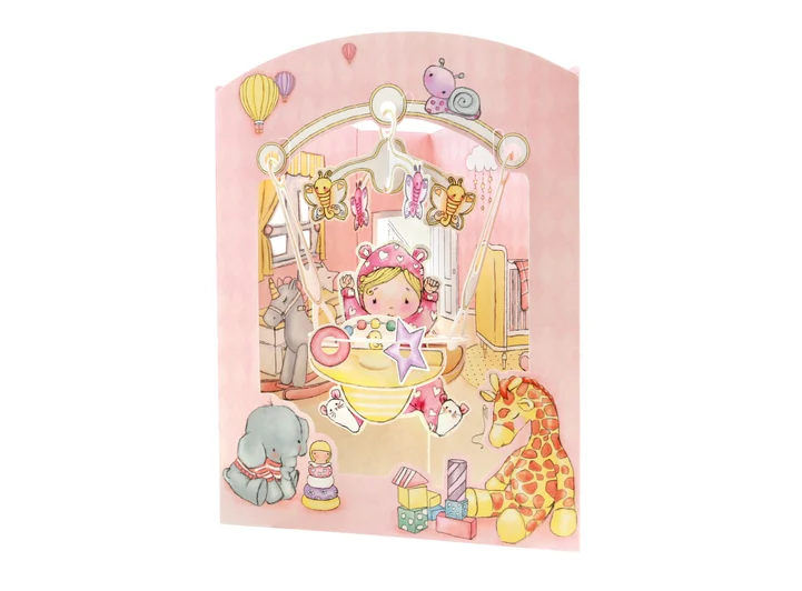 Swing Cards En liten jente A5 Swing Cards 