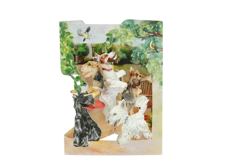 Swing Cards Lekende Hunder A5 Swing Cards 