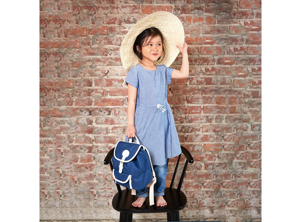 Blafre barnesekk - 8,5L mørk blå 3-5 år 