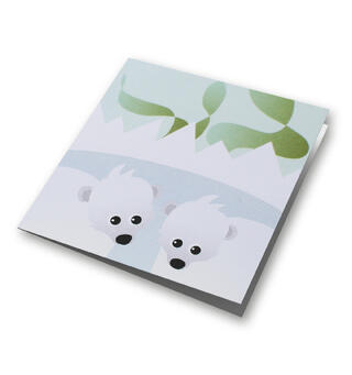 Blafre kort lite - Polar Dobbelt kort