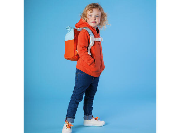 Blafre rullesekk - 7L oransje/lys blå 1-4 år