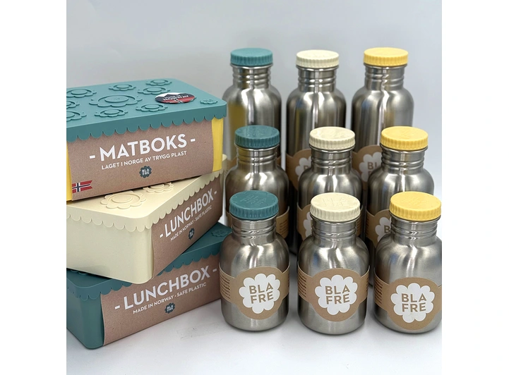Blafre stålflaske - Lys gul 750 ml 