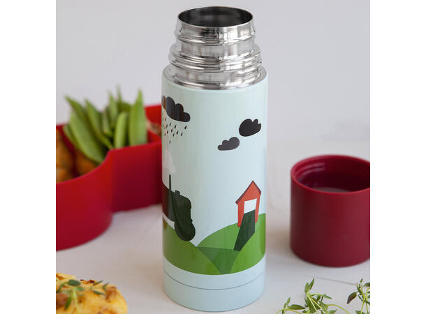Blafre termos - Traktor og låve 350 ml 