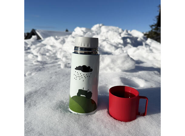 Blafre termos - Traktor og låve 350 ml 