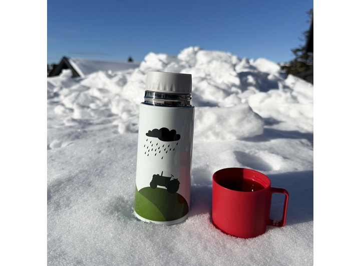 Blafre termos - Traktor og låve 350 ml 