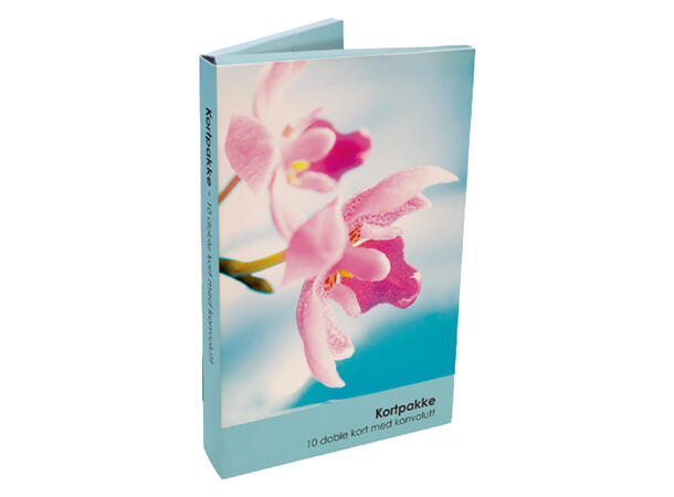Kortpakke Tulipan 2 x 5 doble kort