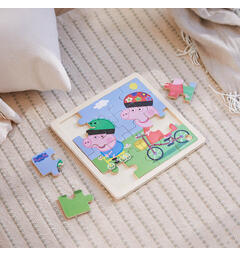 Peppa Gris Rammepuslespill 16 brikker 1,5 +