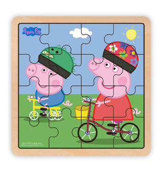 Peppa Gris Rammepuslespill 16 brikker 3 +