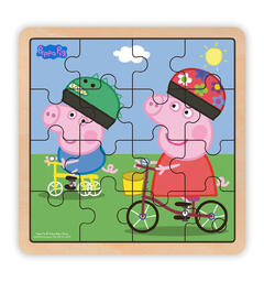 Peppa Gris Rammepuslespill 16 brikker 3 +