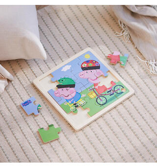 Peppa Gris Rammepuslespill 16 brikker 3 +