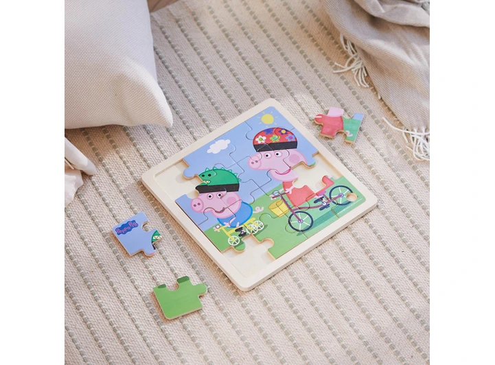 Peppa Gris Rammepuslespill 16 brikker 3 + 