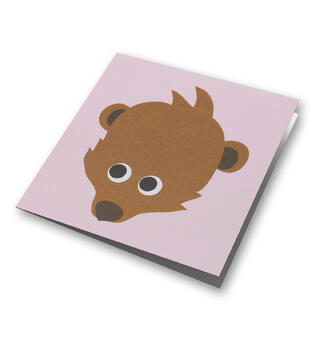 Blafre kort lite - Bamse Dobbelt kort