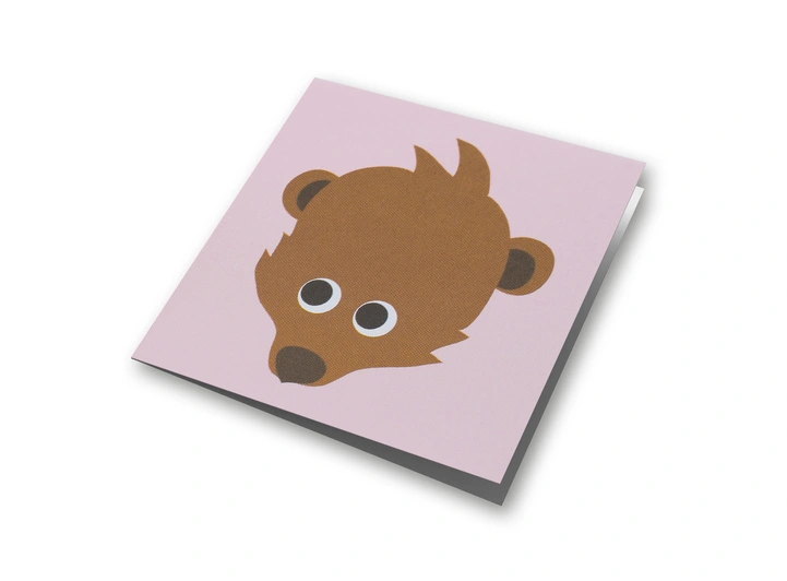 Blafre kort lite - Bamse Dobbelt kort 